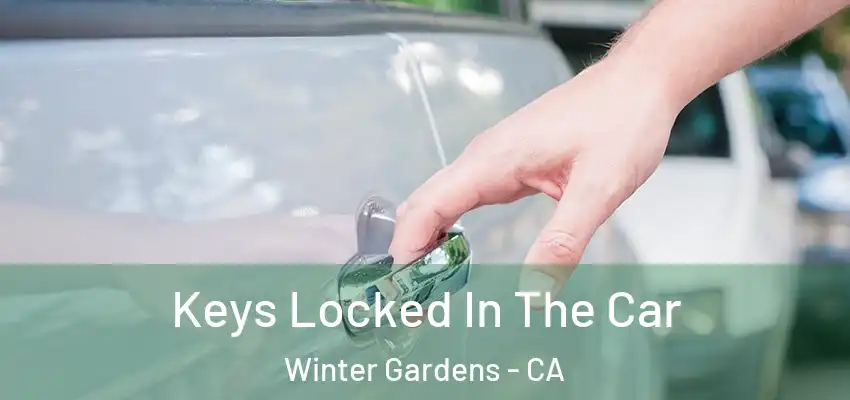  Keys Locked In The Car Winter Gardens - CA